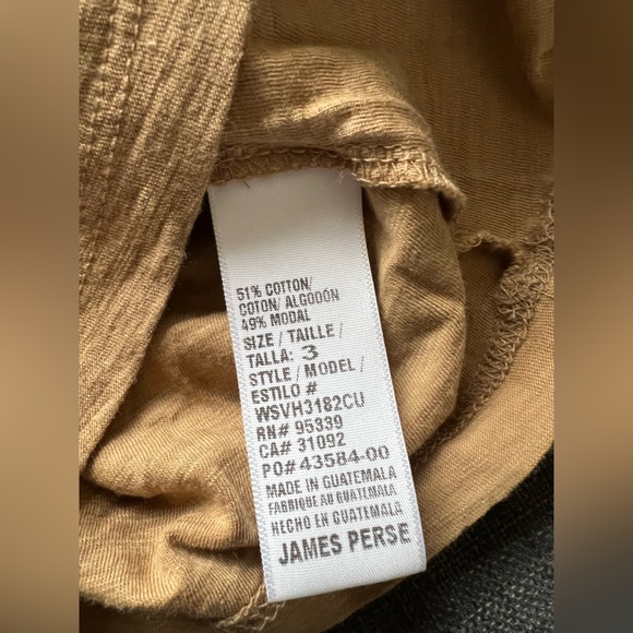 JAMES PERSE James Perse Deep V-Neck Tees MSRP: $95 - Picture 6 of 7